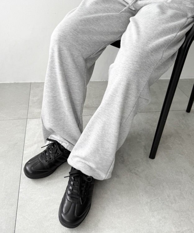 WEGO 2ラインローカットスニーカー ブラック