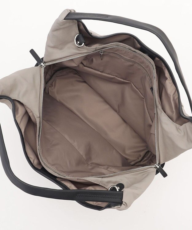 Y'SACCS シワナイロン2WAYトートバッグ Mサイズ グレー