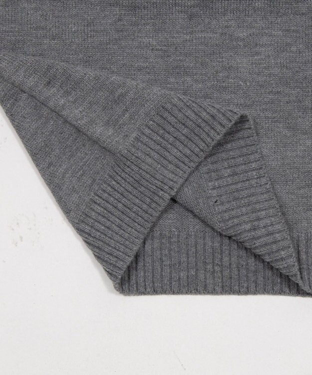 WEGO シャツドッキングニットプルオーバー 杢グレー