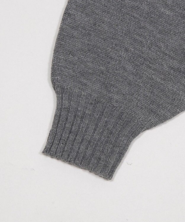 WEGO シャツドッキングニットプルオーバー 杢グレー