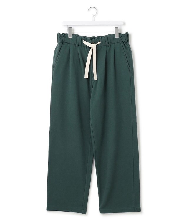 J.PRESS YORK STREET 【UNISEX】ワイドスウェットパンツ グリーン系