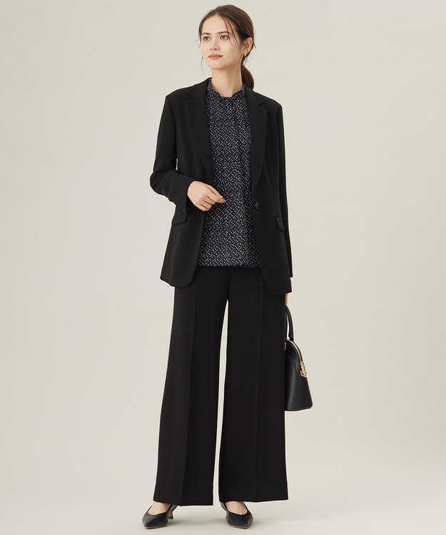 自由区 S 【カタログ掲載・セットアップ対応】トリアセダブルクロステーラード ジャケット ブラック