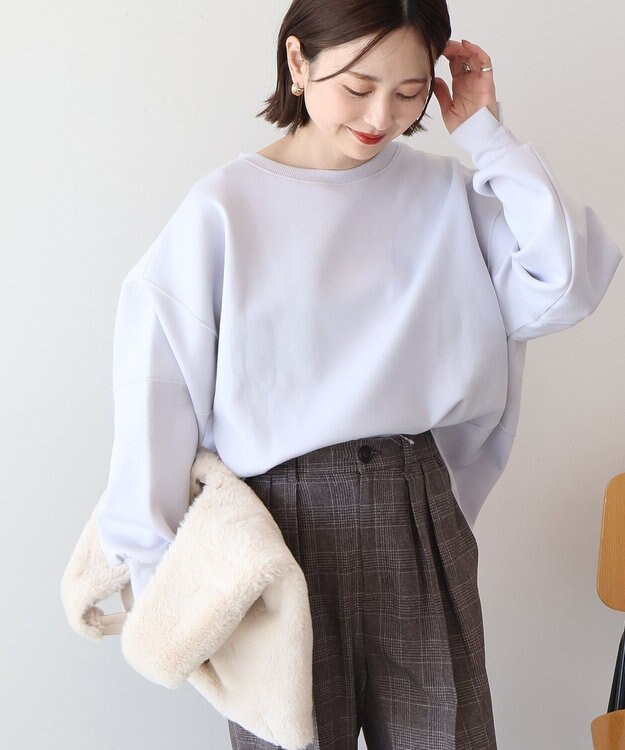AMERICAN HOLIC 【WEB限定】袖タックコクーンポンチプルオーバー Light Gray