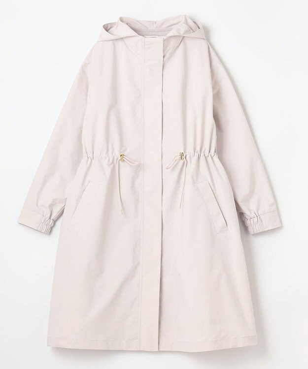 ANY 【手洗い可能】ライトフーデットコート ライトグレー系