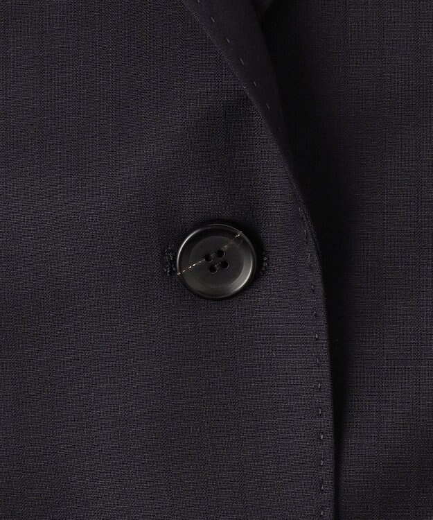 23区 【セットアップ対応】ファインネスウール 一つ釦 ジャケット ネイビーストライプ