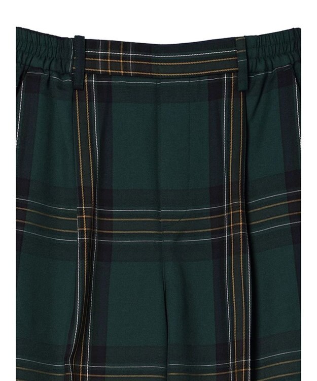 CRAFT STANDARD BOUTIQUE センタープレスチェックパンツ Check Green