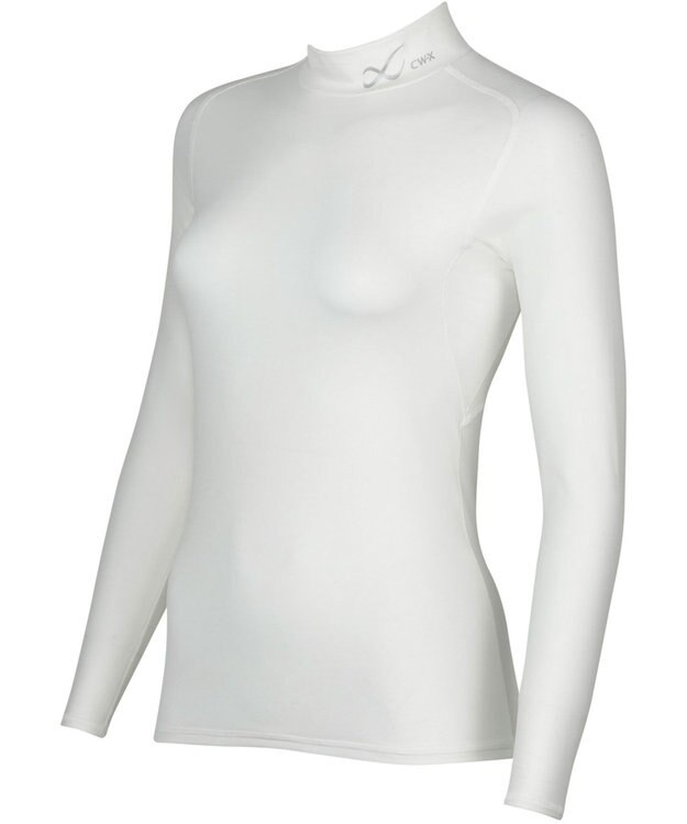 CW-X 【WOMEN】　機能性トップス　SECOND　BODY　2.0　吸汗速乾　UVカット率90%以上　抗菌防臭　ハイネック・長袖　/ワコール　CHY039 アイボリー