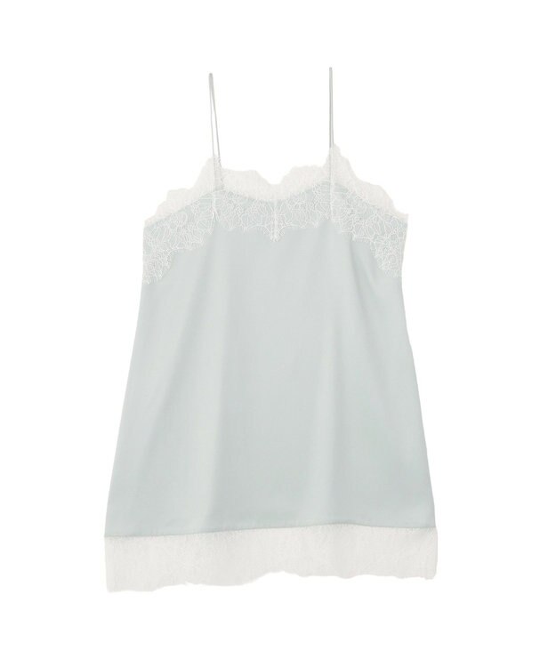 AMERICAN HOLIC レースサテンキャミワンピース Mint