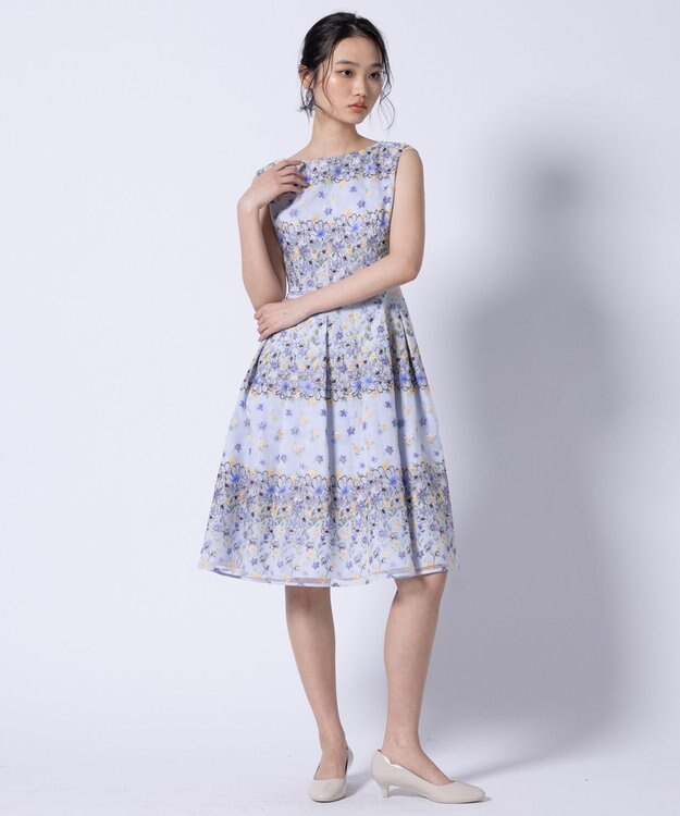TOCCA 【洗える・消臭】SPRING GARLAND ドレス ブルー系7