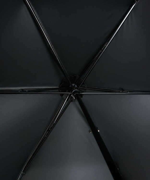 AURORA 【 Beaurance （ビューランス）】サマーシールド　リボン切り継ぎ加工晴雨兼用パラソル（折りたたみ） ベージュ