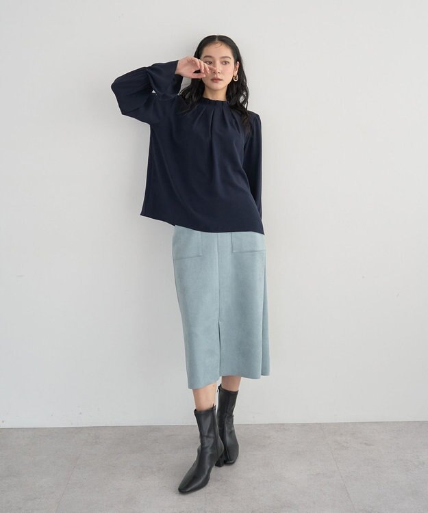 YECCA VECCA タックデザインブラウス Mint