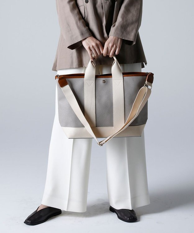  【Breath TOPKAPI】SCOTCH GRAIN スコッチグレイン ショルダー付き A4 トート バッグ