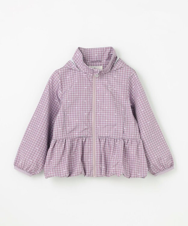 組曲 KIDS 【110-140㎝】ハピネスクローバーブルゾン ラベンダー系