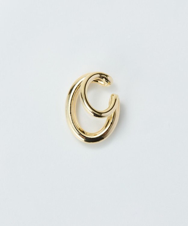 Phoebe 【金属アレルギー対応】ダブルシャインイヤーカフ　ゴールド/ニッケルフリー ゴールド