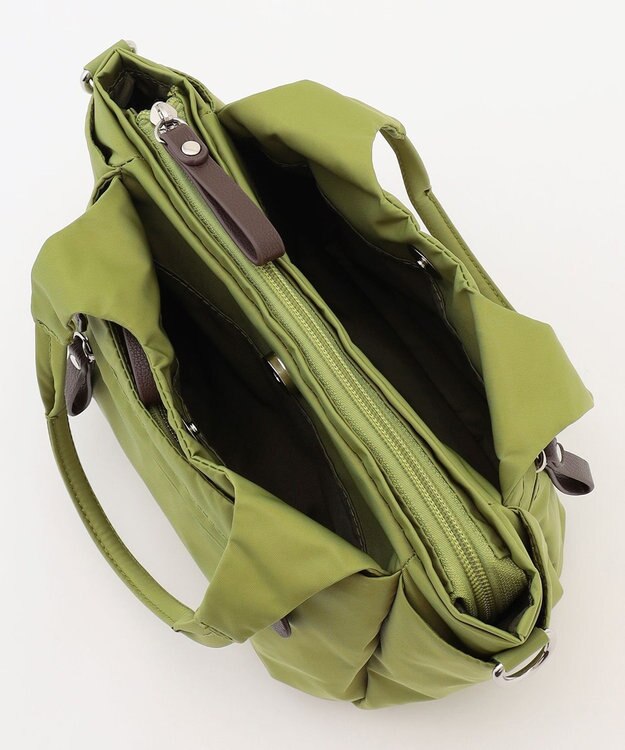 LA BAGAGERIE 【MONICA】ラウンド2WAYミニトートバッグ グリーン