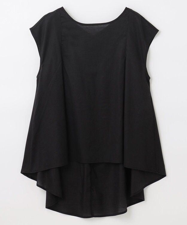 ANY 【洗濯機可能】シルキーソフトブラウス ブラック