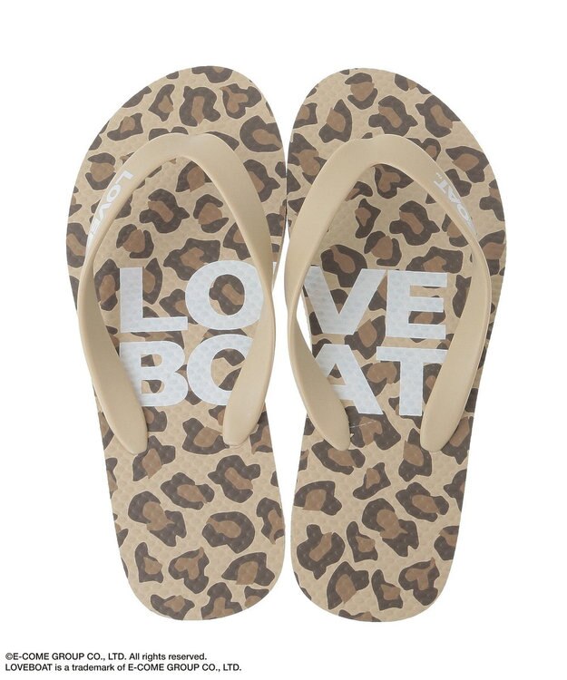 Green Parks ■ＬＯＶＥＢＯＡＴ　レオパードビーチサンダル Leopard