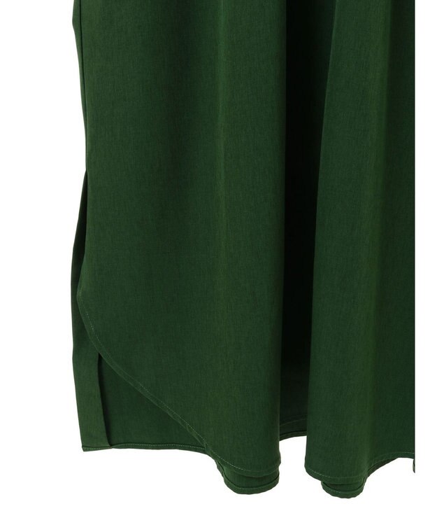 CRAFT STANDARD BOUTIQUE イージーケアタック入りワンピース Green