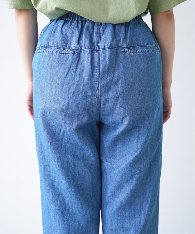 caqu FS linen cropped tapered pants クロップド丈 リネンイージーパンツ 3years