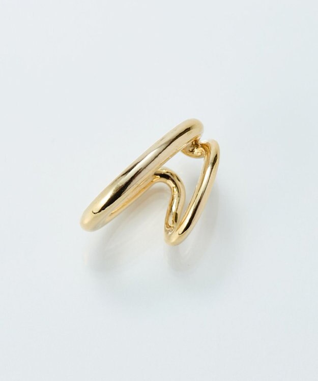 Phoebe 【金属アレルギー対応】ダブルシャインイヤーカフ　ゴールド/ニッケルフリー ゴールド