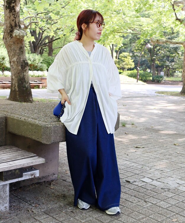 CRAFT STANDARD BOUTIQUE ヴィンテージボイルシャーリングチュニック White