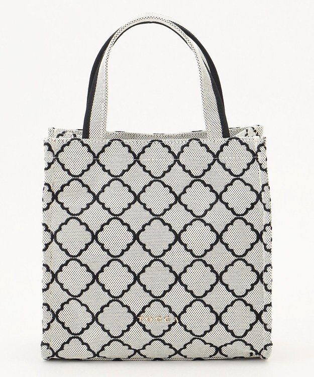 TOCCA CHECKER CLOVER EMBROIDERY MINI ミニバッグ ブラック系