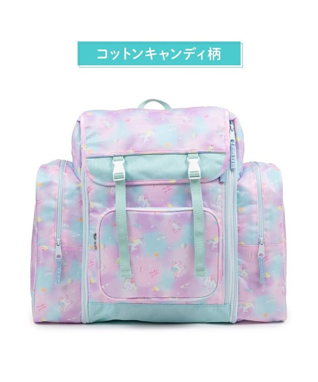 Mother garden マザーガーデン ユニコーン トラベル リュック 《コットンキャンディ柄》 コットンキャンディ柄