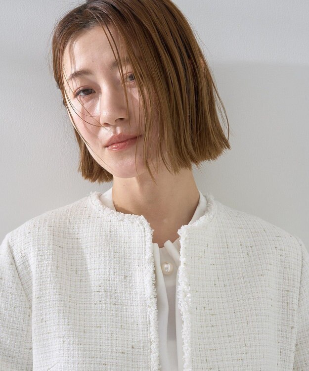 YECCA VECCA ツイードジャケット(2) Off White