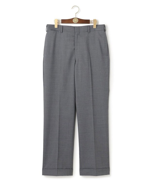 J.PRESS MEN 【J.PRESS ORIGINALS】PEPPIN MERINO TROPICAL PIPED STEM TROUSERS / JAPAN MADE ライトグレー系