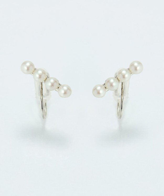 Phoebe 【痛くないシリーズ/金属アレルギー対応】バランスパールライトフィットイヤリング　シルバー シルバー