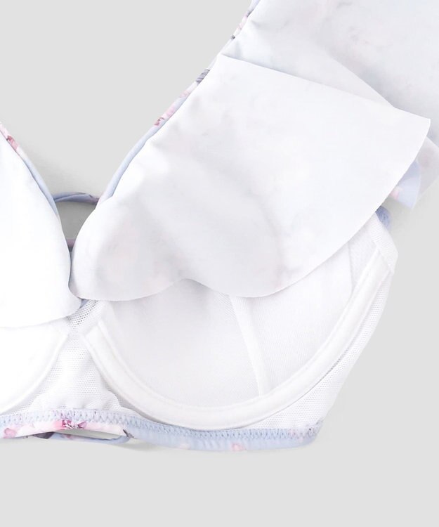 San-ai Resort（三愛水着楽園） 【SALE】軽い着け心地でしっかり盛れる【楽盛り水着】　ワイヤービキニ　7S・9M・11L【San-ai Resort（サンアイリゾート）】 ブルー