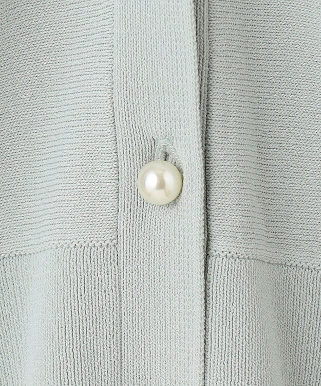 ANY SIS 【洗える】パール調ポイント カーディガン ミント