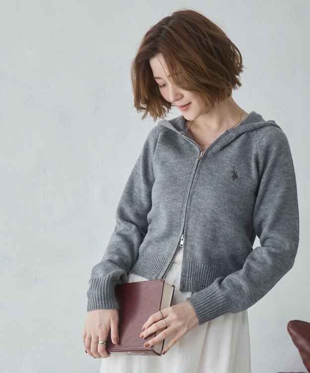 WEGO 【新色追加】別注USPOLOWZIPニットPK グレー