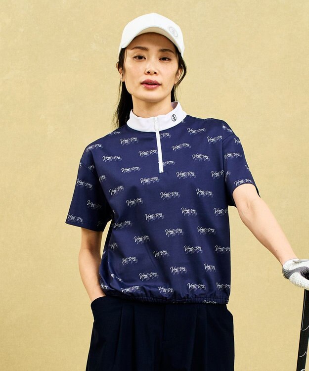23区GOLF 【WOMEN】ウェストドローコードモック ネイビー系5