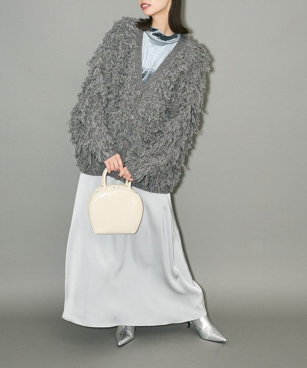 Green Parks ラインストーンハイネックトップス Blue