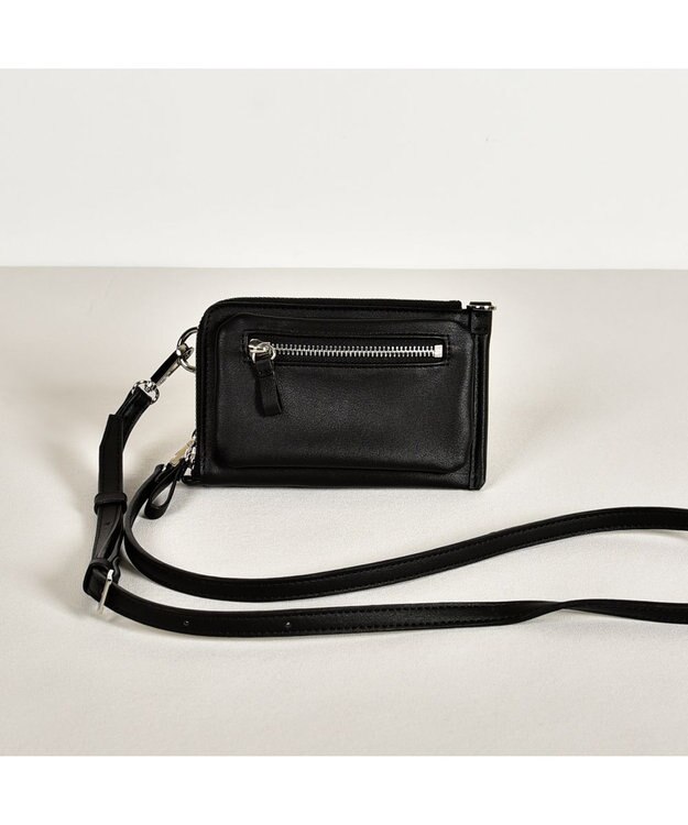 LA BAGAGERIE マルチスマホポシェット ブラック