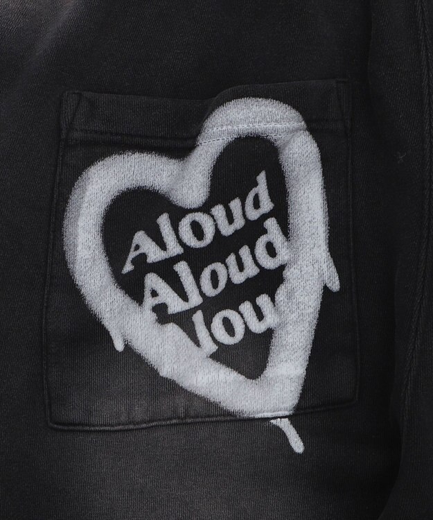 WEGO 【ウエストゴム/らくらくパンツ】アシッドウォッシュグラフィックスウェットパンツ ブラックその他