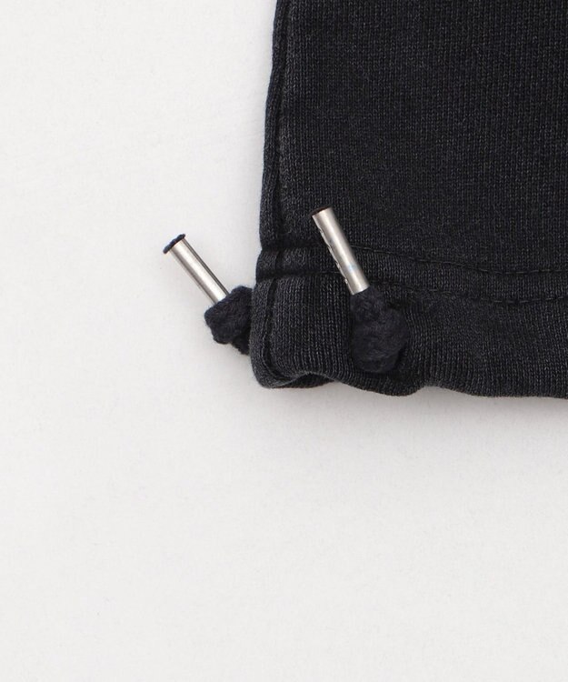 WEGO 【ウエストゴム/らくらくパンツ】アシッドウォッシュグラフィックスウェットパンツ ブラックその他