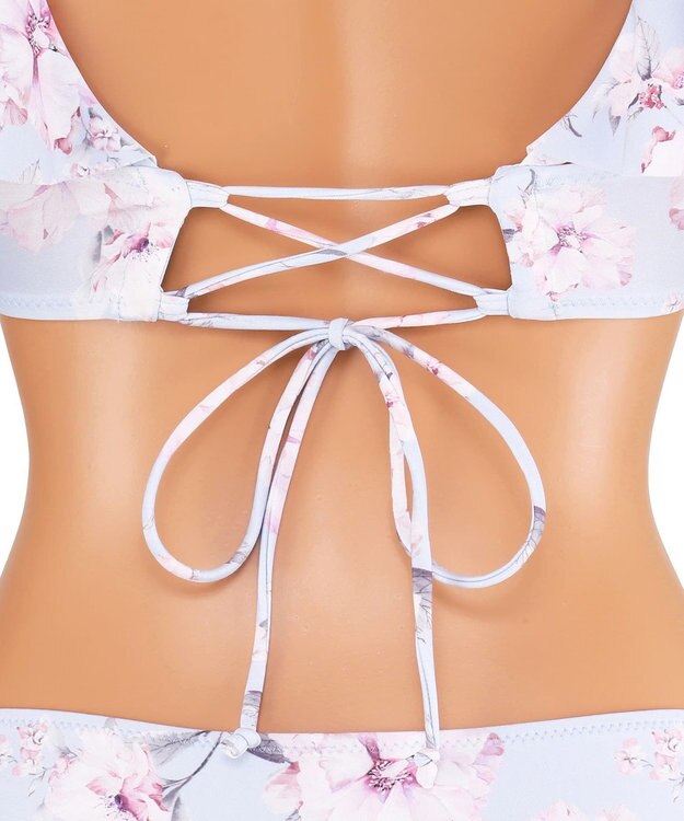 San-ai Resort（三愛水着楽園） 【SALE】軽い着け心地でしっかり盛れる【楽盛り水着】　ワイヤービキニ　7S・9M・11L【San-ai Resort（サンアイリゾート）】 ブルー