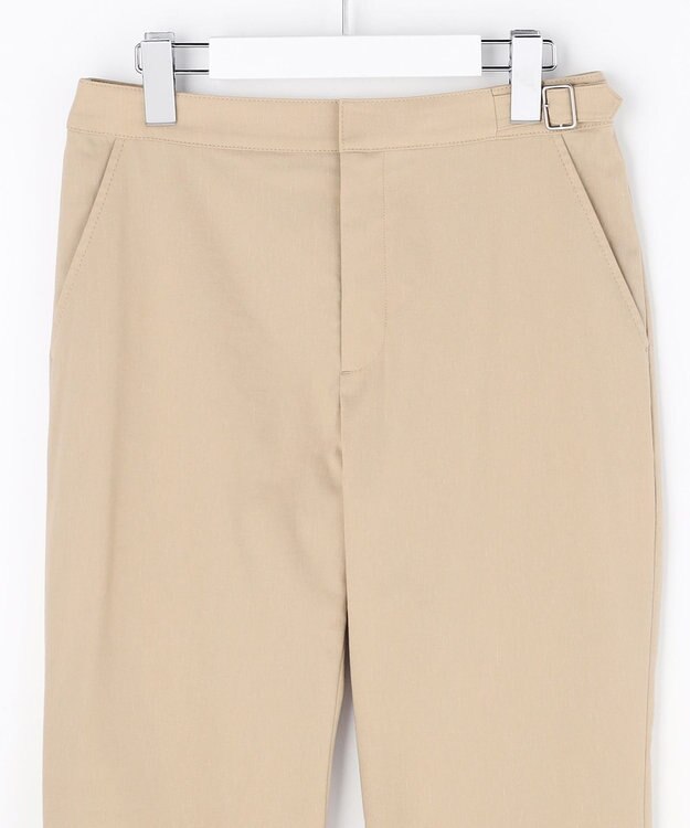 J.PRESS LADIES 【WEB限定カラーあり】セルロースリネンストレッチ テーパード パンツ ベージュ系