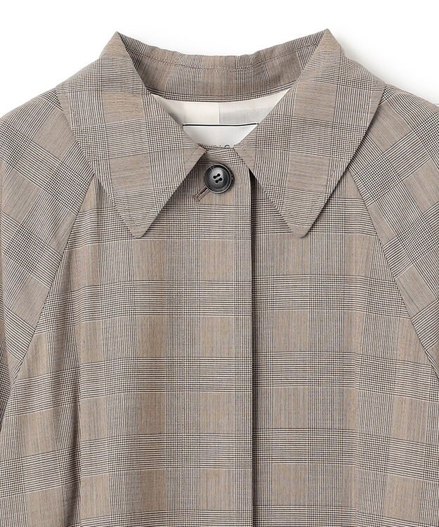 BEIGE， MER / グレンチェックコート Beige
