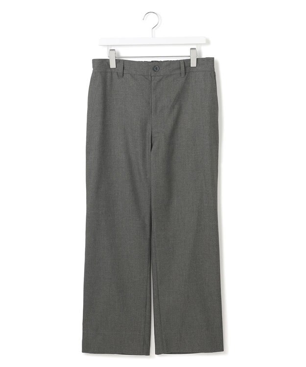 J.PRESS YORK STREET 【UNISEX】ウールライク イージーパンツ ライトグレー系