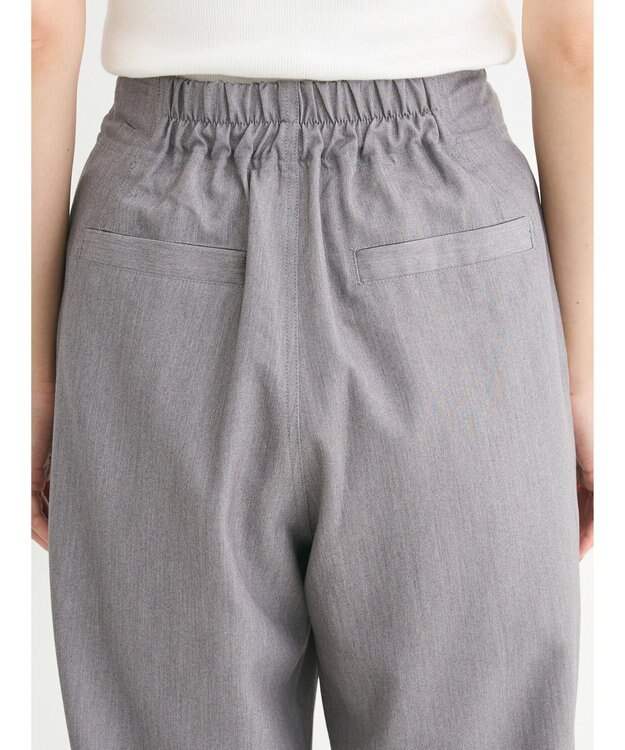 Green Parks ・ＥＬＥＮＣＡＲＥ　ＤＵＥ　センターシームタックパンツ Gray