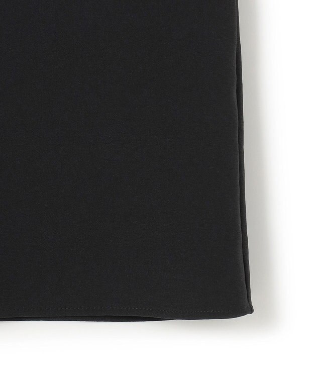 ICB 【洗える】ストレッチジョーゼット ハイネックブラウス ブラック系