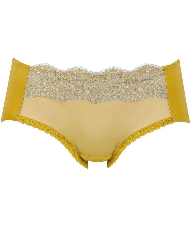 Wing ショーツ 【スタイルアップブラ】 KB2900とペア アウターにひびきにくい(バック裾) やさしいフィット感 はきこみ丈あさめ KF2990 ウイング／ワコール カラシ