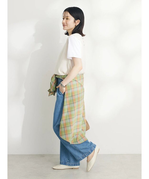 CRAFT STANDARD BOUTIQUE ＳＥＴ　カットプルオーバー＋ニットベスト Ivory