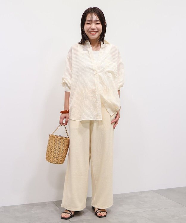 AMERICAN HOLIC パイルパンツ Ecru