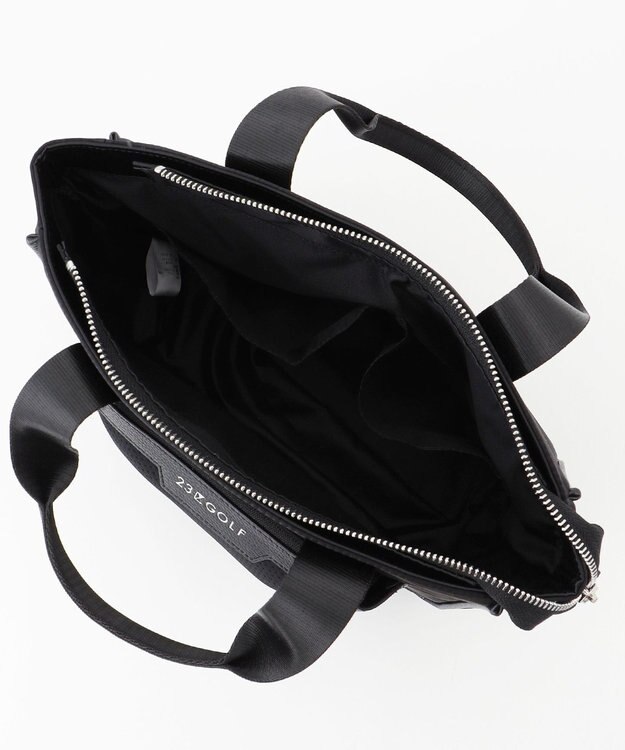 23区GOLF 【UNISEX】ツイルコンビ カートバッグ ブラック系