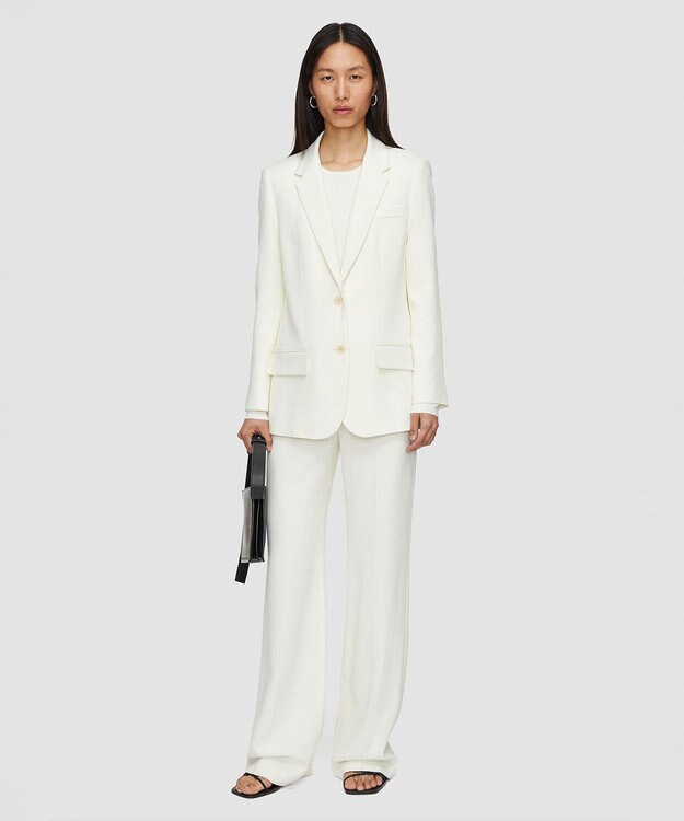 JOSEPH 【FOUNDATIONS】JACKIE　コンフォートキャディー　シングルブレストジャケット Ivory