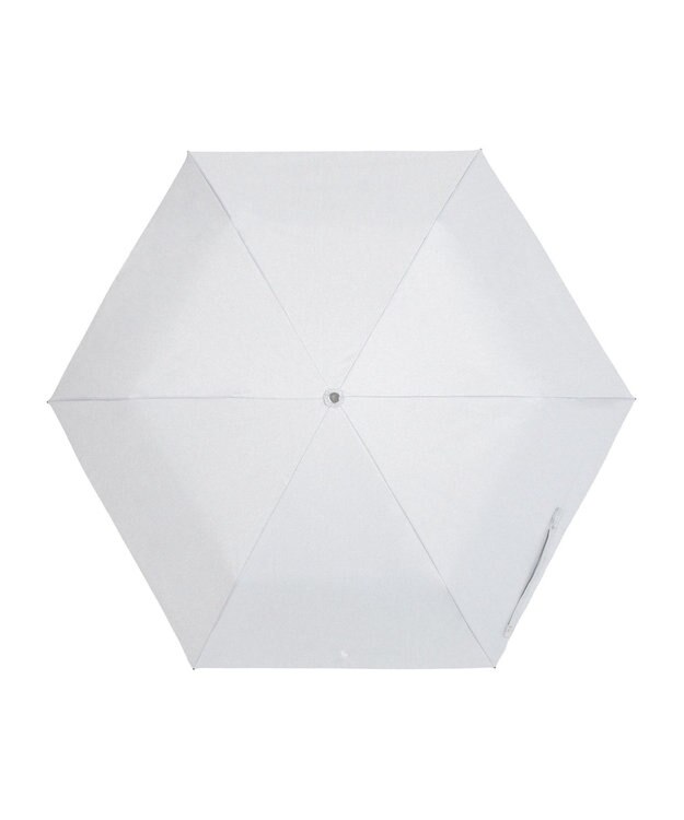 MOONBAT 【WEB限定/ 遮光率100％/遮熱/UV】POLO RALPH LAUREN（ポロ ラルフローレン）晴雨兼用日傘 ワンポイント ポロポニー シャンブレー 無地 折りたたみ傘 グレー